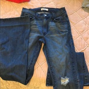 flare O2 denim jeans
